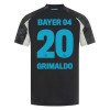 Maglia ufficiale Bayer 04 Leverkusen Alejandro Grimaldo 20 Alternativa 2024-25 per Bambino